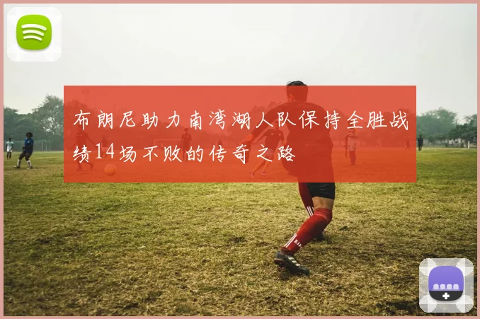 布朗尼助力南湾湖人队保持全胜战绩14场不败的传奇之路