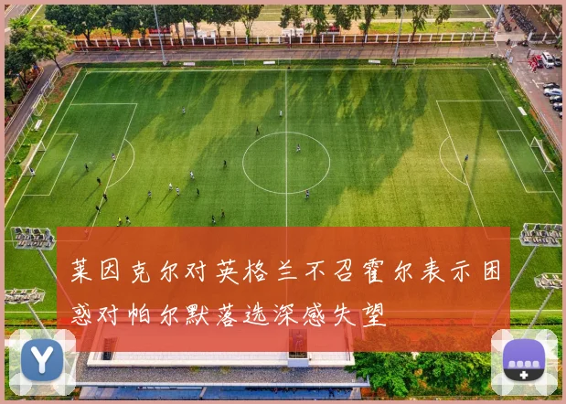 莱因克尔对英格兰不召霍尔表示困惑对帕尔默落选深感失望
